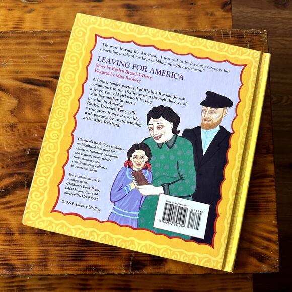Vintage 1992 Leaving For America Roslyn Bresnick-Perry Russian Jewish Book - Picture 10 of 11